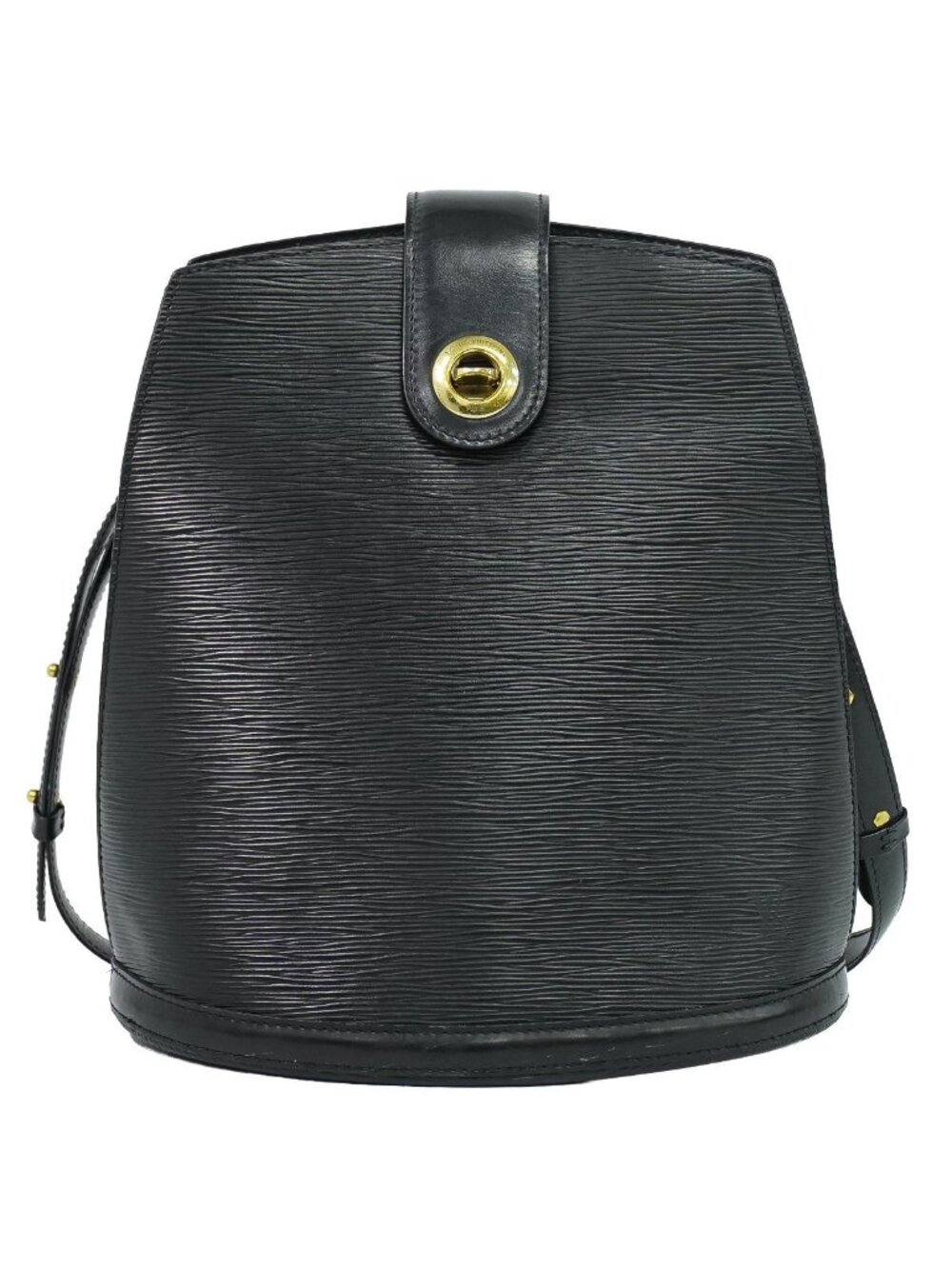 Louis Vuitton LV Cluny Epi Leather Shoulder Bag Noir Black